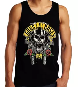 Guns N Roses 85 Hard Rock Band Men's Tank Tops (Multiple Colors) - Picture 1 of 6