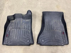 B8 2010-2016 Audi A5 S5 RS5 A4 S4 Weathertech Front Floor Mat Set Black (TL) - Picture 1 of 5