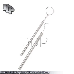 Sonda dentale Explorer #23 con specchio dentale # 5 veterinario dentale PR-228 - Foto 1 di 3