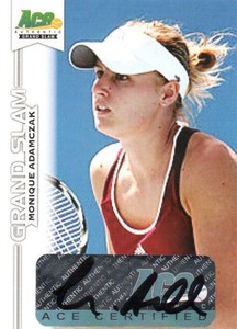 2013 Ace Authentic Grand Slam Monique Adamczak Autograph