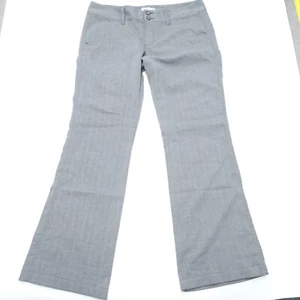 American Eagle Outfitters Golf Pants Women's 6 Gray Polyester Stretch Chevron - Picture 1 of 10