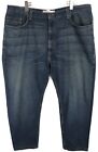 LEVI'S 569 Loose-Straight Jeans Men's W42/~L28* Fade Effect Whiskers Zip Fly