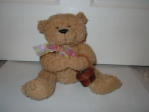 Stuffed Bear with a Basket - NWOT - Picture 1 of 1