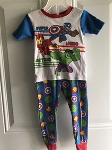 Marvel Avengers Super Hero Toddler PJ’s Set size 4T. - Picture 1 of 4