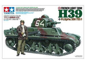 Tamiya 35389 1/35 FRENCH LIGHT TANK H39 w/ Crew figures - Picture 1 of 18