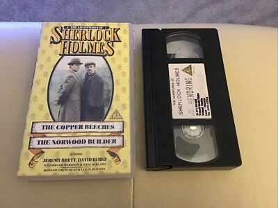 The Adventures Of Sherlock Holmes - The Copper Beeches - VHS Video Cassette Tape Foto 1 de 4