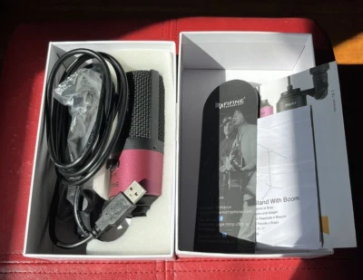 Fifine K669 Black USB Wired Streaming & Podcast Condenser Recording Microphone - Image 1 of 4