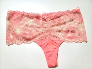 Cacique Damen Stretch Spitze Tanga leuchtend orange Übergröße 22/24 - Bild 1 von 4