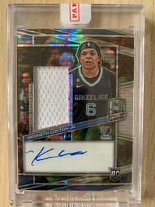 2022-23 Panini Spectra rc patch auto KENNETH LOFTON JR. #ed 72/99! Memphis Grizz - Picture 1 of 2