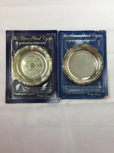 1988 Vintage Readers Digest Exclusive Silver Plated Coaster Italy Unit 2 - Picture 1 of 1