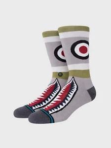STANCE Men's Crew Socks WARBIRD - Green - Medium(6-8.5) - NWT - LAST ONE - Picture 1 of 3