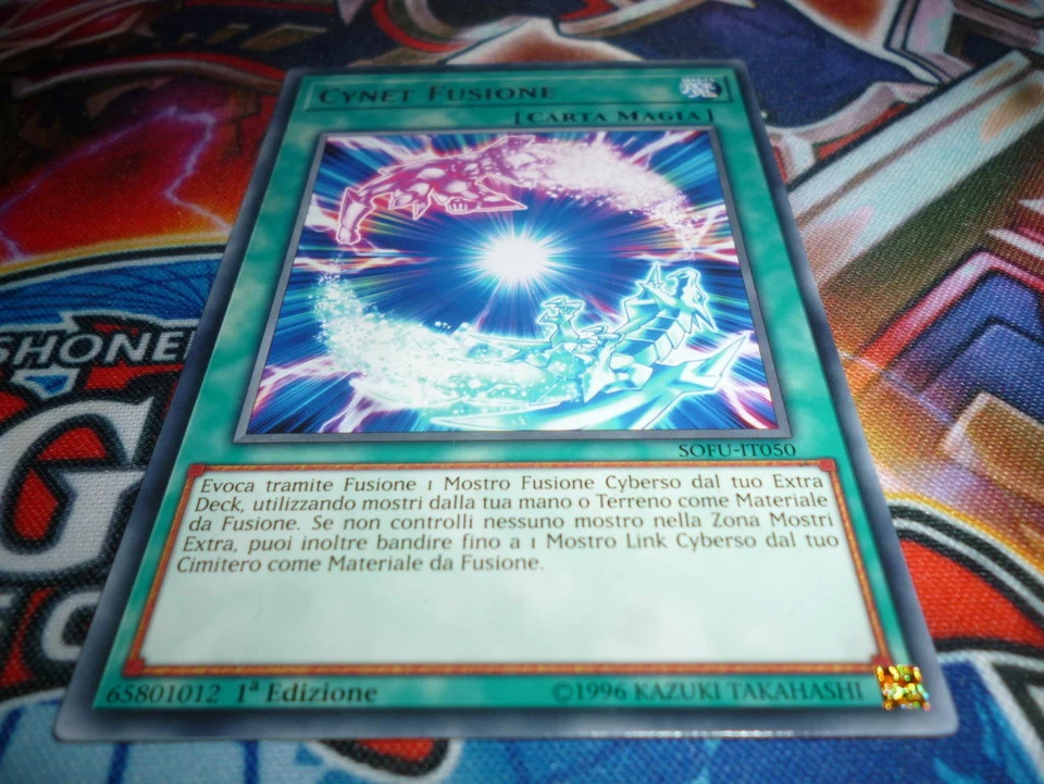 YU GI OH CYNET FUSIONE - SOFU IT 050 RARA ITA - Immagine 1 di 1