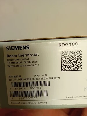 Room temperature/TERMOSTATO siemens RDG 100 - Imagen 1 de 4