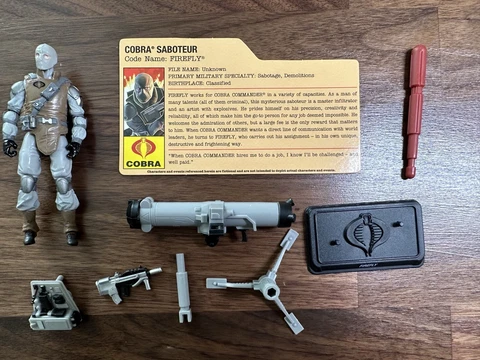 Hasbro GI Joe G.I. Joe Resolute Cobra Firefly V21 25th Anniversary Figure Cover