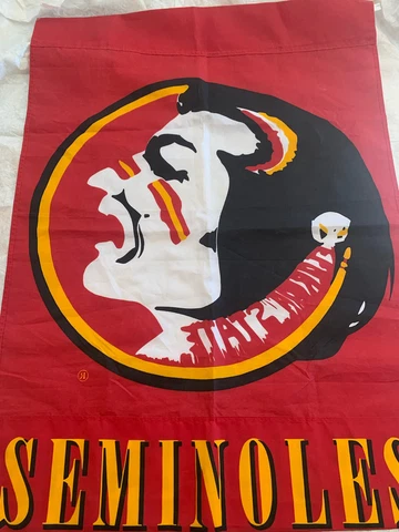 Florida State Seminoles FSU Noles University College House Flag Large Garnet Cover