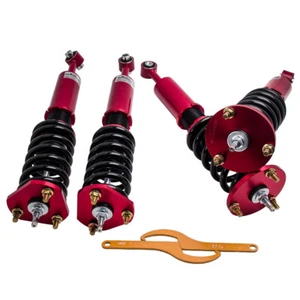 4x Amortisseurs reglable damper Coilovers Rouge for Lexus IS250 IS350 GS350 RWD - Afbeelding 1 van 12