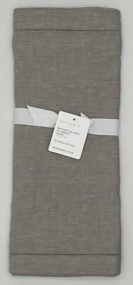 Pottery Barn Belgian Flax Linen Table Runner ~ 16" x 108" ~ Eucalyptus - Image 1 of 2