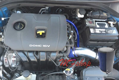 HS Tall Blue Filter For 2017 2018 2019 Hyundai Elantra 2.0L L4 Air Intake Kit - Image 1 of 4