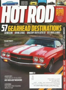 HOT ROD 2013 AUG - PETTY, CHEVERRA, ZORROs CHARGER, DEUCE ROAD RACER, DYNO - Imagen 1 de 1