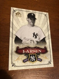 2006 SP Legendary Cuts Don Larsen New York Yankees 115/550 - Picture 1 of 1