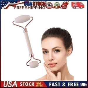 Oil Absorption Face Massager, Jade Roller Skin Care, Gua Sha Stone Rose Gold - Picture 1 of 9