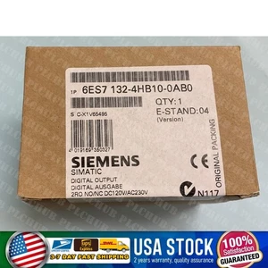 New Siemens 6ES7132-4HB10-0AB0 6ES7 132-4HB10-0AB0 SIMATIC DP 5 ELECTRON MODULES - Picture 1 of 1