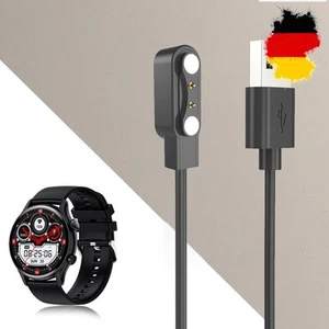 Ladekabel, magnetisch, 1 m, USB, 2-polig, Ladekabel für COLMI I30 Smartwatch - Photo 1 sur 12