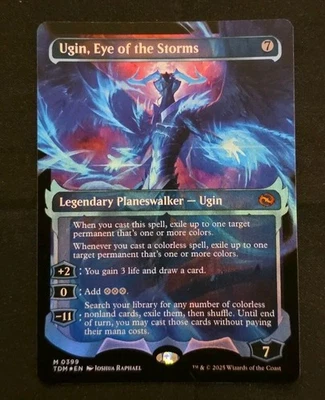 Magic: The Gathering Ugin, Eye of the Storms TDM Mythic Foil #0399 (Showcase) NM - Image 1 of 2
