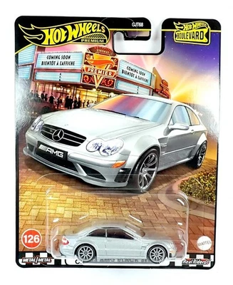 HOT WHEELS PREMIUM / No. 126 2008 Mercedes-Benz CLK 63 Black Series / BOULEVARD. - Image 1 of 3