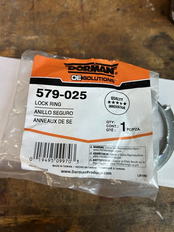 Anillo de bloqueo y sello de bomba de combustible Acura Integra 1990-93 82-85 Honda Accord Foto 1 de 4