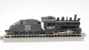 Arnold Rapido N Scale Western Pacific 0-6-0 Steam Locomotive #157 & Tender RUNS - Picture 1 of 16
