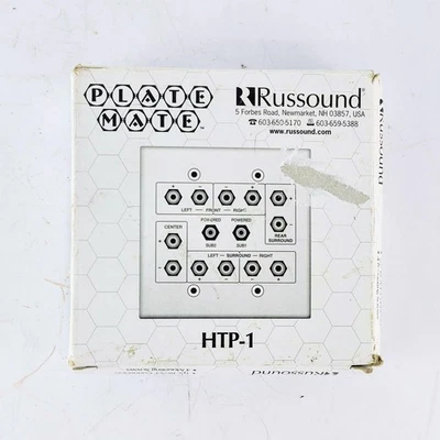Placa Russound Plate Mate HTP-1 Nueva Placa de Cine en Casa Blanca Platemate Foto 1 de 3