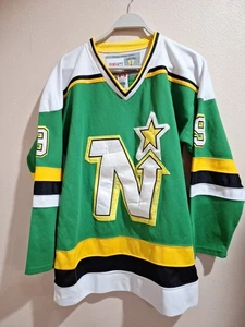 Camiseta de visitante Minnesota North Stars CCM vintage #9 Modano talla 50 - Imagen 1 de 9