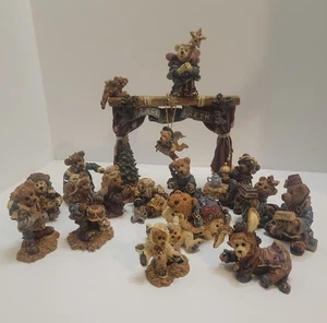 Vintage Boyd's Bears Krippe 17-teilig mit allen Originalkartons - Bild 1 von 23