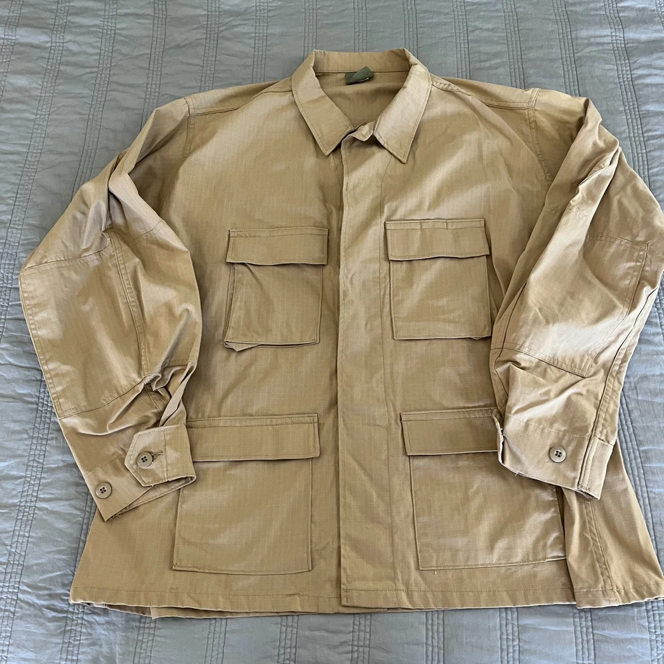 Chaqueta Abrigo de Combate Propper International Para Hombre XXL Regular Tostado Caqui Bolsillos Foto 1 de 4