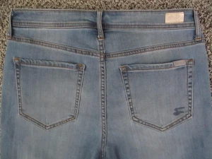 Seven7 Jeans Damen 6 Madison Straight Distressed Raw Hem Stretch Denim 31x26 - Bild 1 von 11