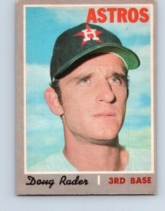 VINTAGE BASEBALL CARD O-PEE-CHEE 1970 HOUSTON ASTROS DOUG RADER NO290 - Picture 1 of 2