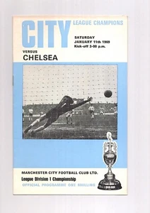 Manchester City v Chelsea 1968-1969 Division One 11/01/1969 - Picture 1 of 2