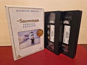 The Snowman Special Edition + Documentary - Box Set - PAL VHS Video Tapes (A3) - Picture 1 of 5