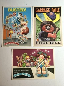 1986 Topps Garbage Pail Kids GIANT Series 2 GPK Lot of 3 5x7 Cards -All Pictured - Picture 1 of 6