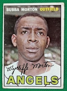 1967 Topps #79 BUBBA MORTON  California Angels NICE CARD !!!