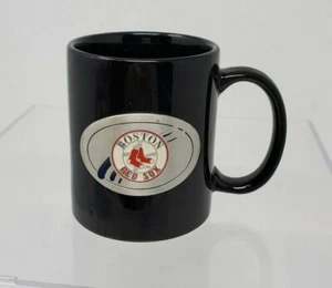 Taza de café en relieve negra Boston Red Sox - Imagen 1 de 7