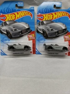 2021 HOT WHEELS '15 MAZDA MX-5 MIATA GRAY LOT OF 2 NEW N CASE FREE SHIPPING - Picture 1 of 7