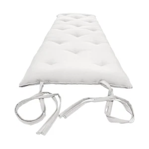 Materasso futon arrotolabile pavimento giapponese, letto in cotone, Shikifuton 3 x 30 x 80 bianco - Foto 1 di 2
