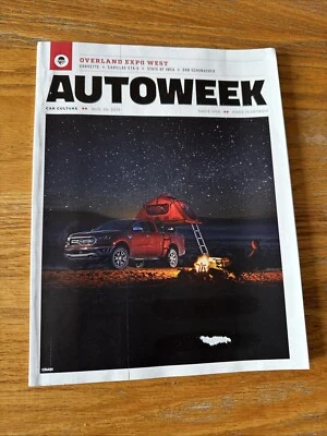 2019 August 26, Autoweek Magazine, Corvette  Cadillac Overland Expo West - Image 1 of 3