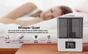 Kuich Ultraschall Smart Luftbefeuchter Nebelsteuerung, Timer, 2,4L Modell: HD-2401 - NEU - Bild 1 von 8