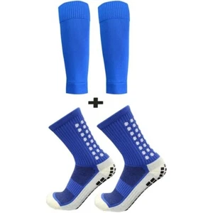 Strümpfe Fußball Von 2 Teile Socken + Strümpfe Mit Antirutsch Farbe Blau - Bild 1 von 1