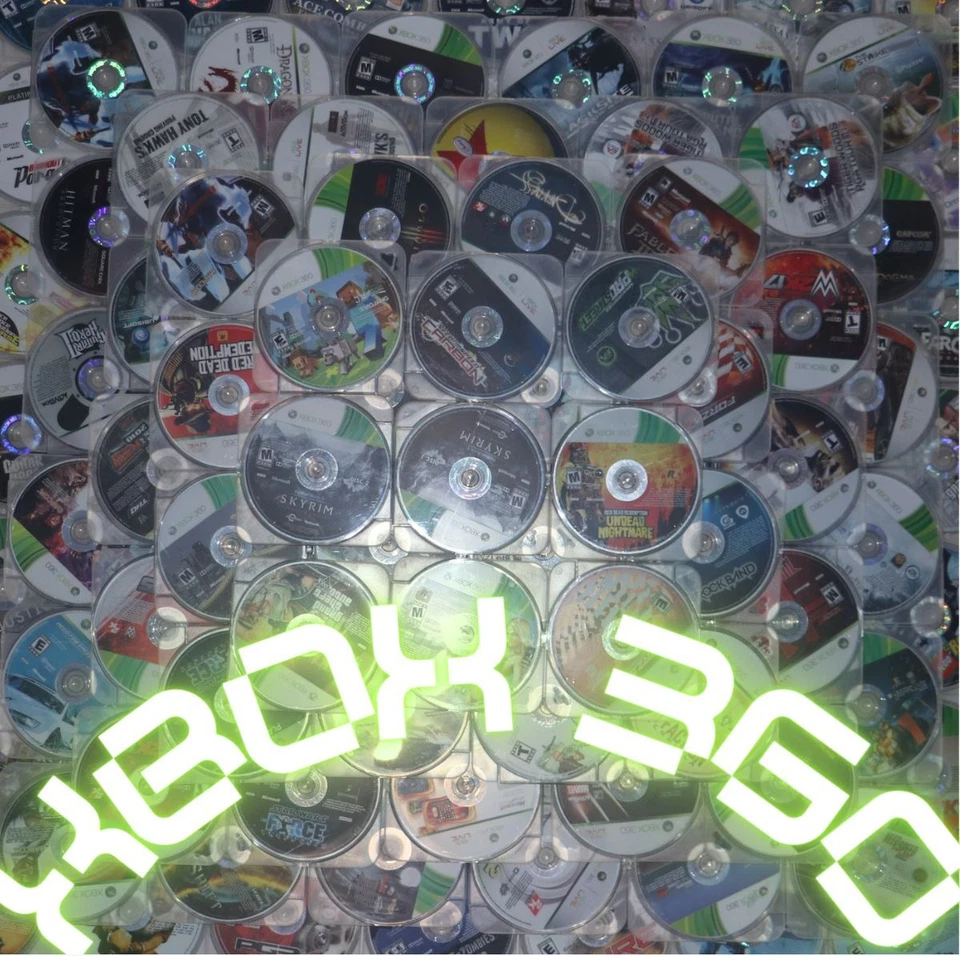 MICROSOFT XBOX 360 GAME DISC LOT YOU PICK BUY 2 GET 1 50% OFF SCRATCH FREE - Image 1 of 1