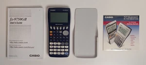 Casio fx-9750GII Graphing Calculator with Cover, User Guide and DVD (Sealed) - Picture 1 of 4