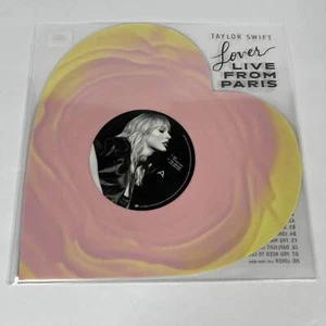 Taylor Swift Lover (Live From Paris) Heart Shaped Vinyl 2025 - Imagen 1 de 12
